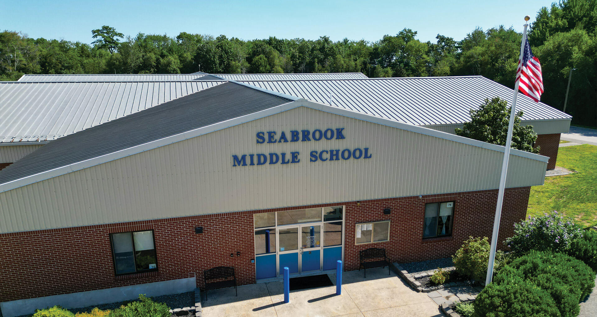 Image showing the front of Seabrook Middle School