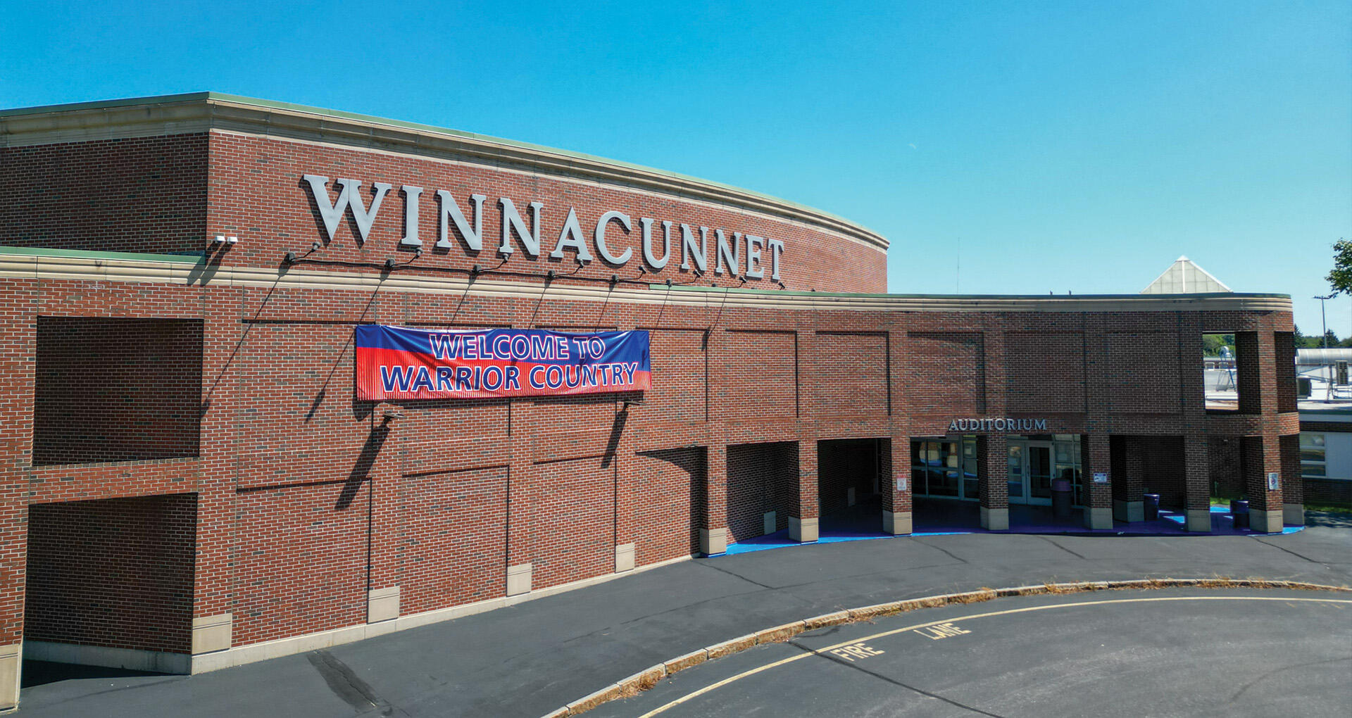 Image showing the front of Winnacunnet High School