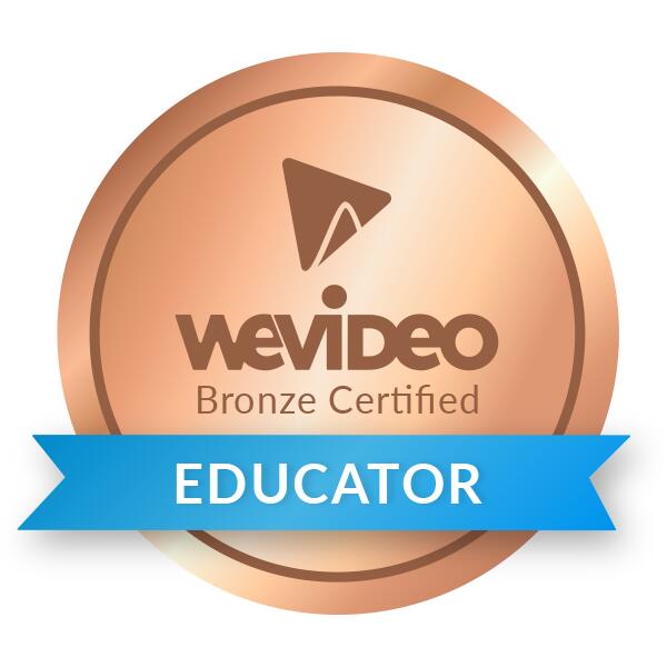 WeVideo Bronze Educator Badge